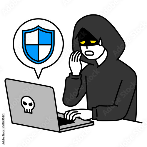 アンチウィルスにたじろぐハッカー