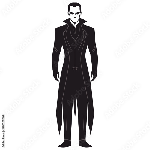 vampire, halloween, costume, festival, vector, transparent background, scary, dark, horror, evil, monster, icon, cloak, dracula