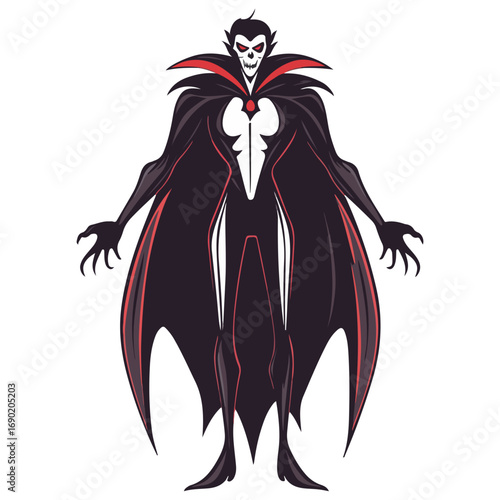 vampire, halloween, costume, festival, vector, transparent background, scary, dark, horror, evil, monster, icon, cloak, dracula