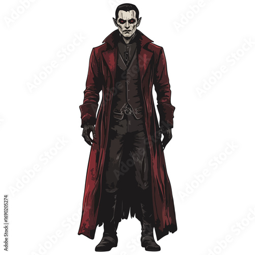 vampire, halloween, costume, festival, vector, transparent background, scary, dark, horror, evil, monster, icon, cloak, dracula