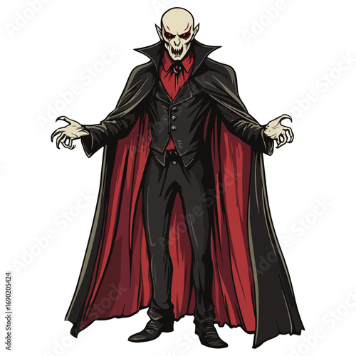 vampire, halloween, costume, festival, vector, transparent background, scary, dark, horror, evil, monster, icon, cloak, dracula