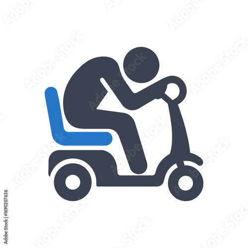 Mobility Scooter Exhaustion icon