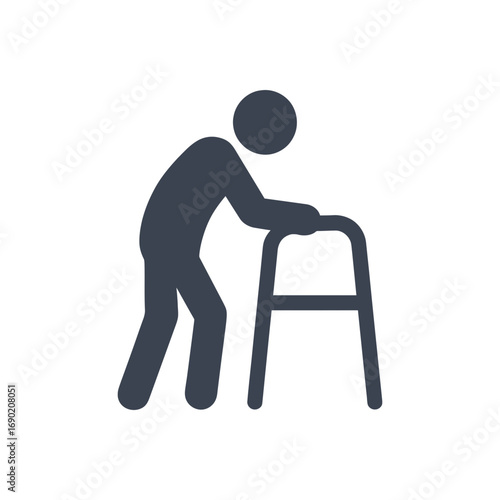 Senior Walker Icon