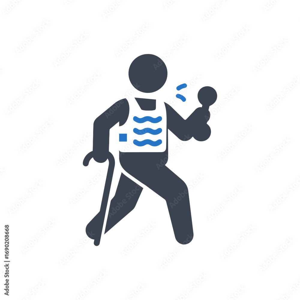 Obraz premium Accessible Life Jacket Icon