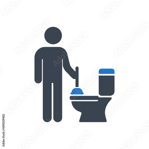 Toilet Plunging Task Icon