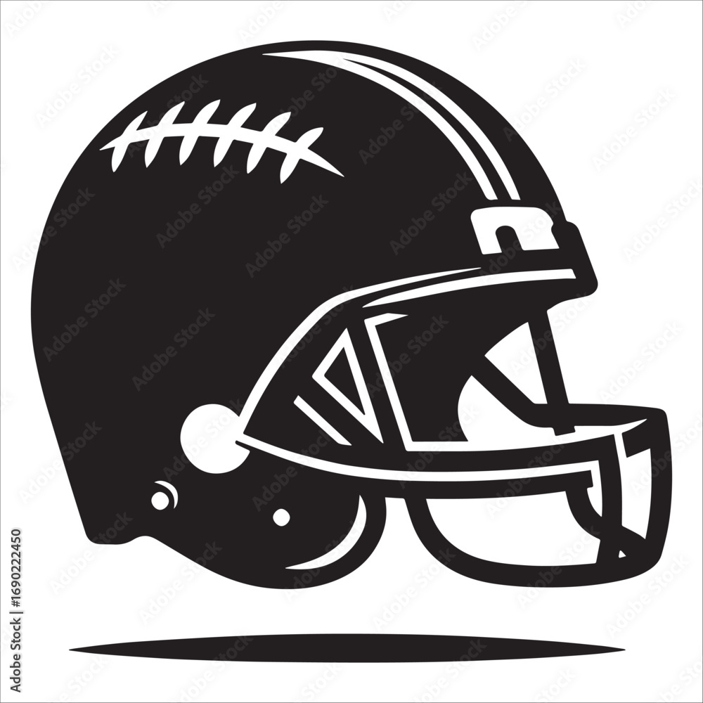 Naklejka premium American Football Helmet