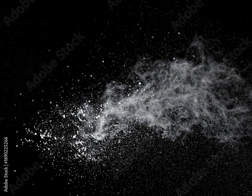 Wallpaper Mural Abstract powder explosion on black background Torontodigital.ca