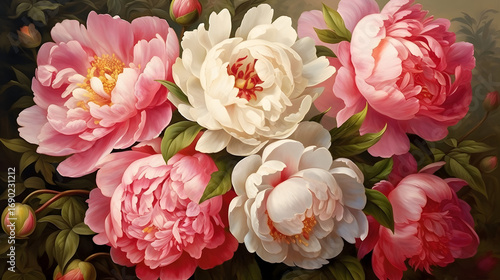 bouquet of pink roses