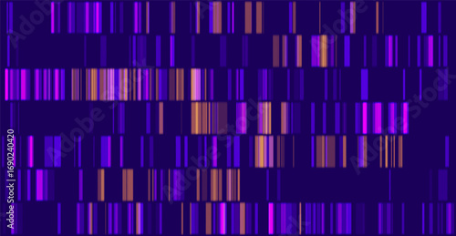 Genomic data visualization. Abstract DNA sequencing and genome mapping graphics. Scientific concept for medical research, biotechnology, and genetic testing. Vector illustration.