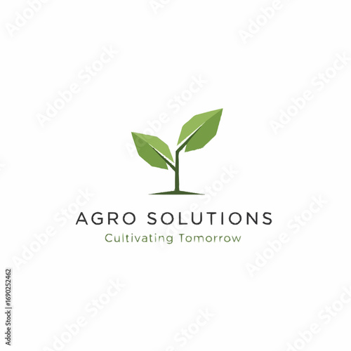 Agro Solutions logo with green plant and tagline 'Cultivating Tomorrow'.