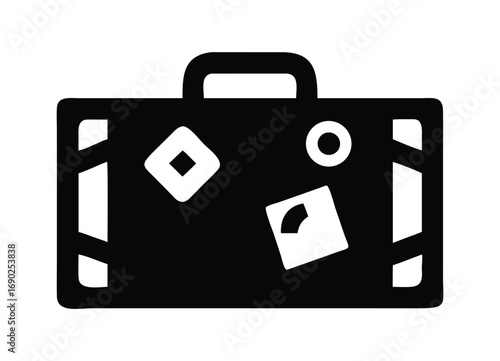 Iconic vintage suitcase design symbolizing travel adventure and exploration getaway