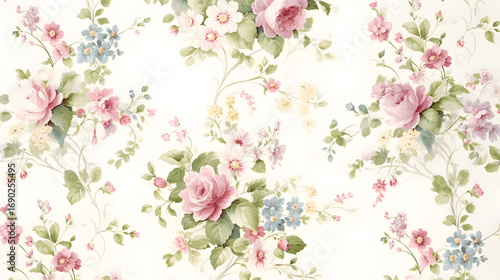 pink flowers background