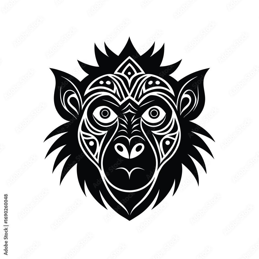 Obraz premium lion head tattoo