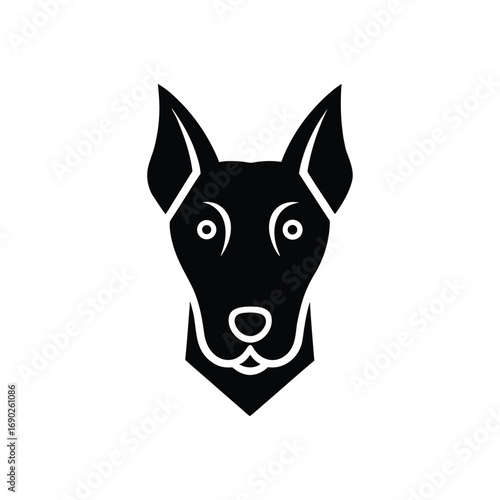 Wallpaper Mural head of a dog Torontodigital.ca