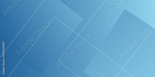 Abstract blue background. Geometric triangle background modern