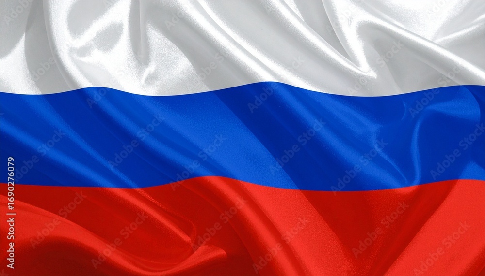 Naklejka premium Waving Flag of Russia