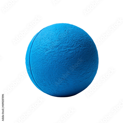 Schilderij op canvas Vibrant Blue Textured Sphere - Perfect for Backgrounds and Designs