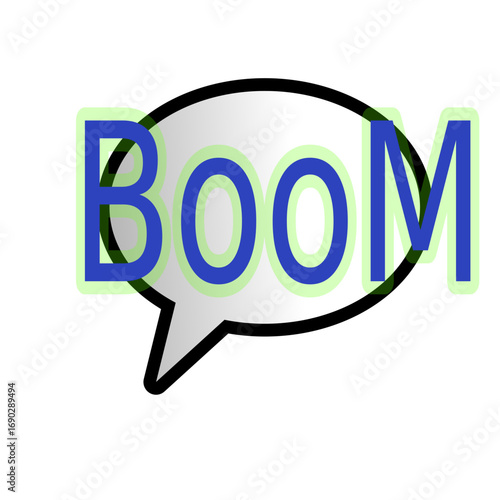 Comic boom cartoon A vibrant collection of comic-themed cartoon elements featuring bold lines and dynamic designs. This set includes comic speech bubbles with expressive texts like pow and boom