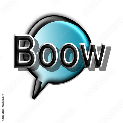 Comic boom cartoon A vibrant collection of comic-themed cartoon elements featuring bold lines and dynamic designs. This set includes comic speech bubbles with expressive texts like pow and boom