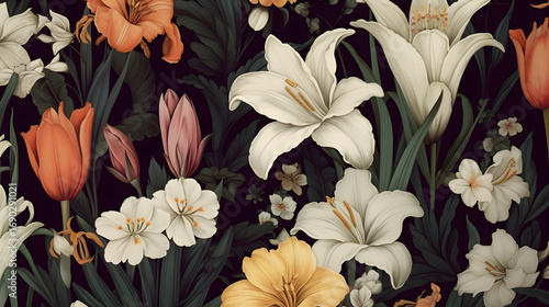 seamless floral background