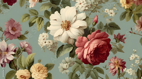 vintage floral background