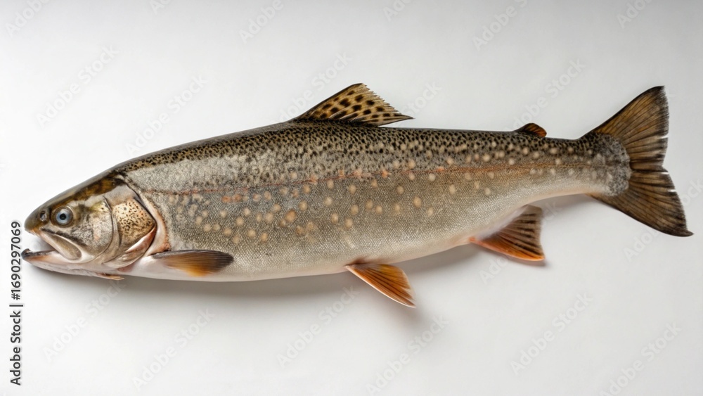 Obraz premium Lake Trout on studio background