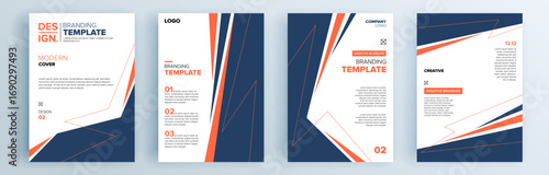 Modern abstract covers set, minimal covers design. Colorful geometric background, vector illustration.