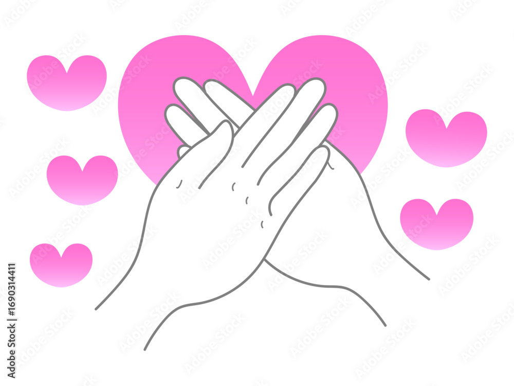 Obraz premium イラスト 手