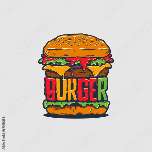 Colorful Burger