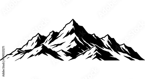 Majestic Mountain Peaks An Illustration of Nature's Majesty