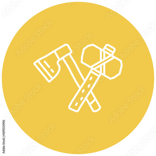 Axe and hammer Icon
