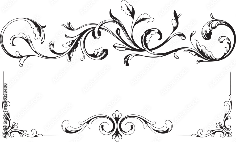 Fototapeta premium Decorative Laser Cut Vector Pack