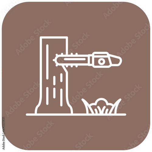 Cutting tree Icon