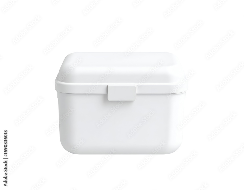 White Plastic Box 3D Render White Plastic Box 3D Render