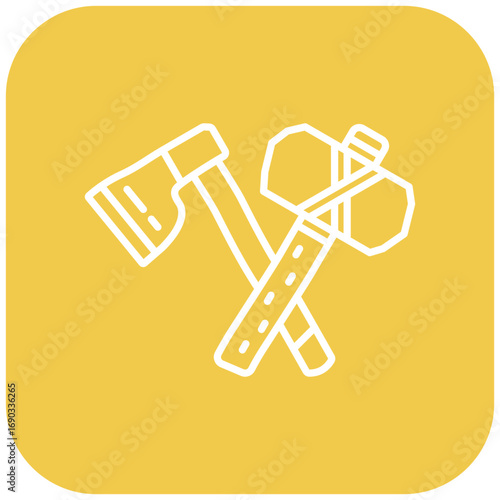 Axe and hammer Icon