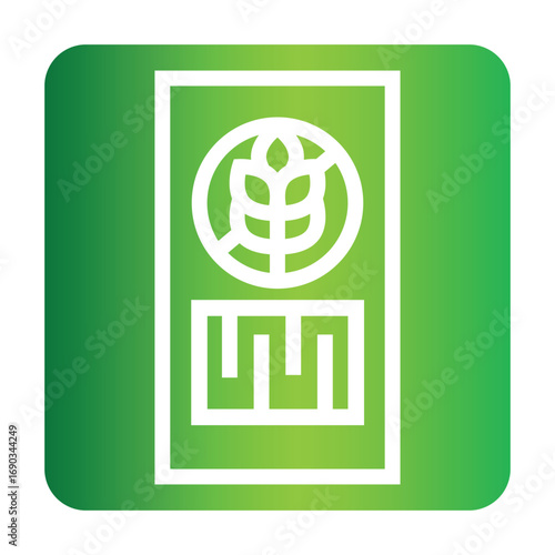 gluten free foods black line icon for digital and print projects.  Minimal clean icons for apps and websites.