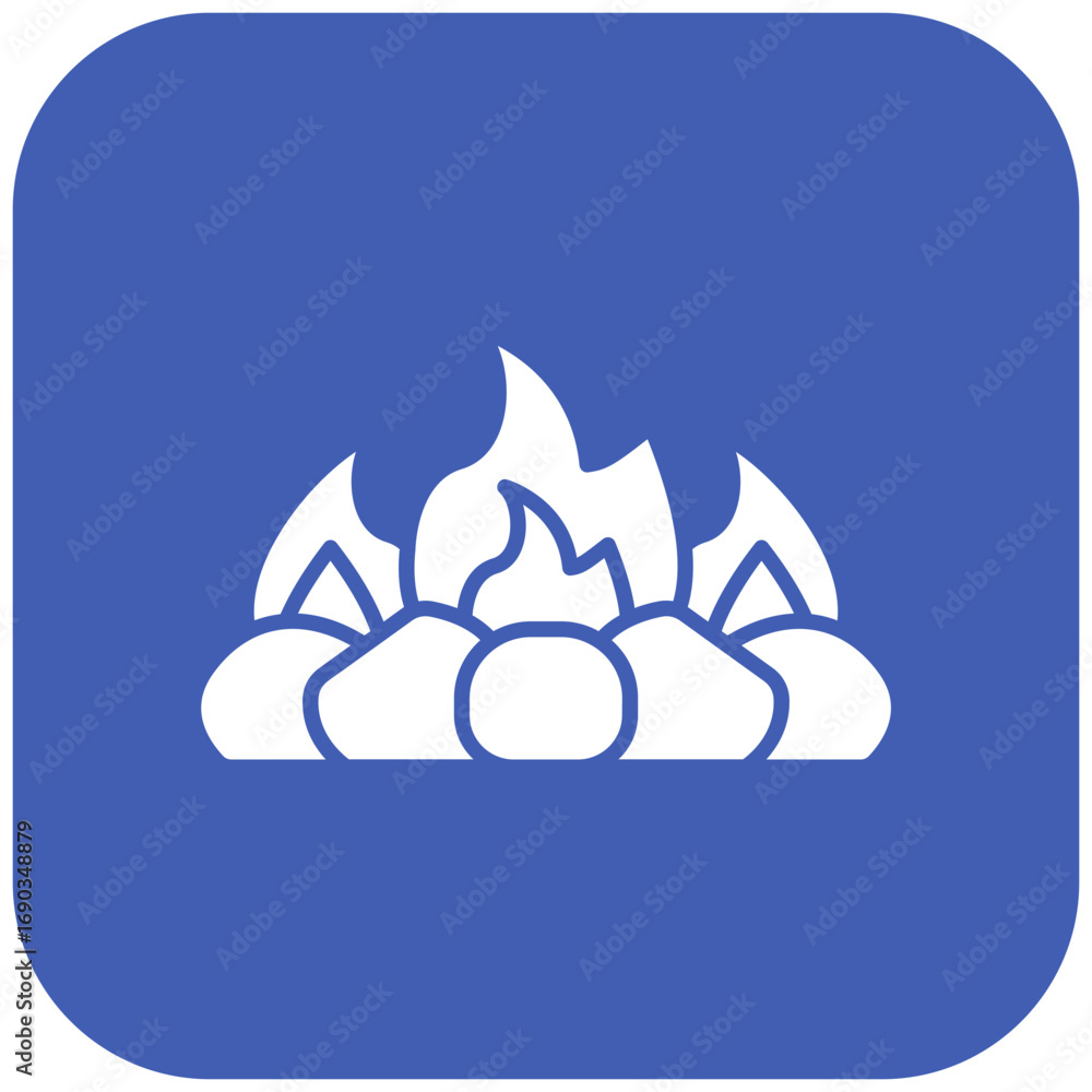 Obraz premium Fire Icon