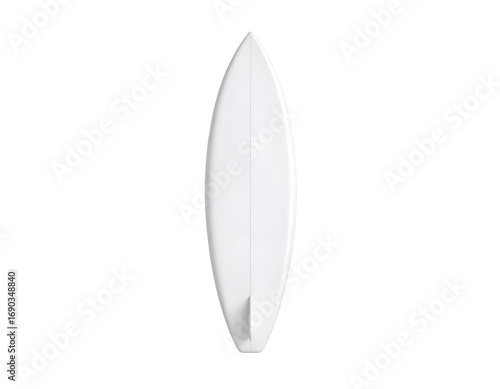 White Surfboard 3D Render