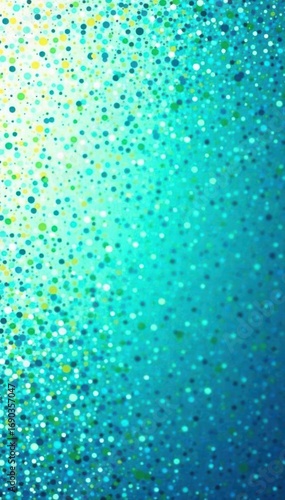 Abstract teal and azure gradient, halftone dot pattern, web, graphic, modern