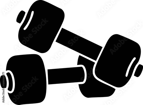 Simple Dumbbells Icon