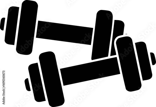 Simple Dumbbells Icon