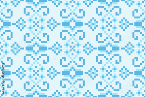 seamless pixel pattern, seamless pattern illustration.