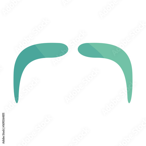 Abstract shapes in soft green tones, creating a calming atmosphere with subtle gradients