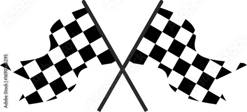 Racing flag icon  Checkered flag for car racing, Race flag, checkered, sports, car, moto. set start and finish crossed sport racing flags,Racing flag icon vector. Race flag icon set. Start finishs