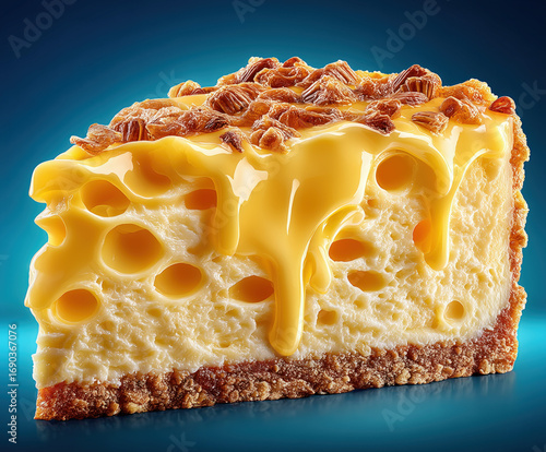 cheese slice isolated