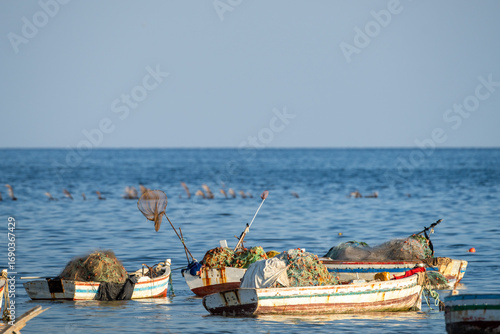 Traditional Fishing Boats of Djerba, Tunisia
