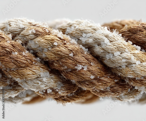 white rope isolated