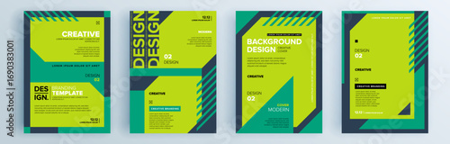 Modern abstract covers set, minimal covers design. Colorful geometric background, vector illustration.