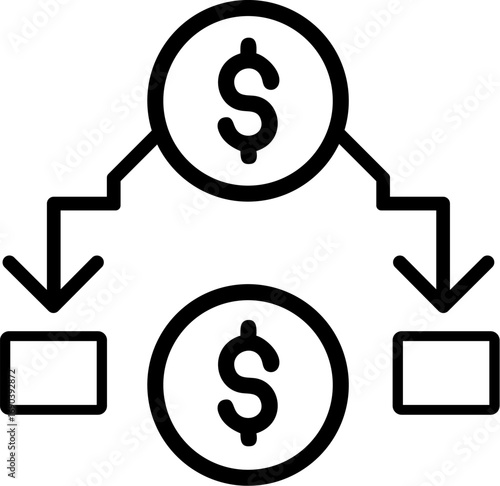 Revenue streams icon design