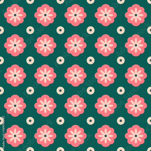 Seamless Vector Pattern Design Illustration